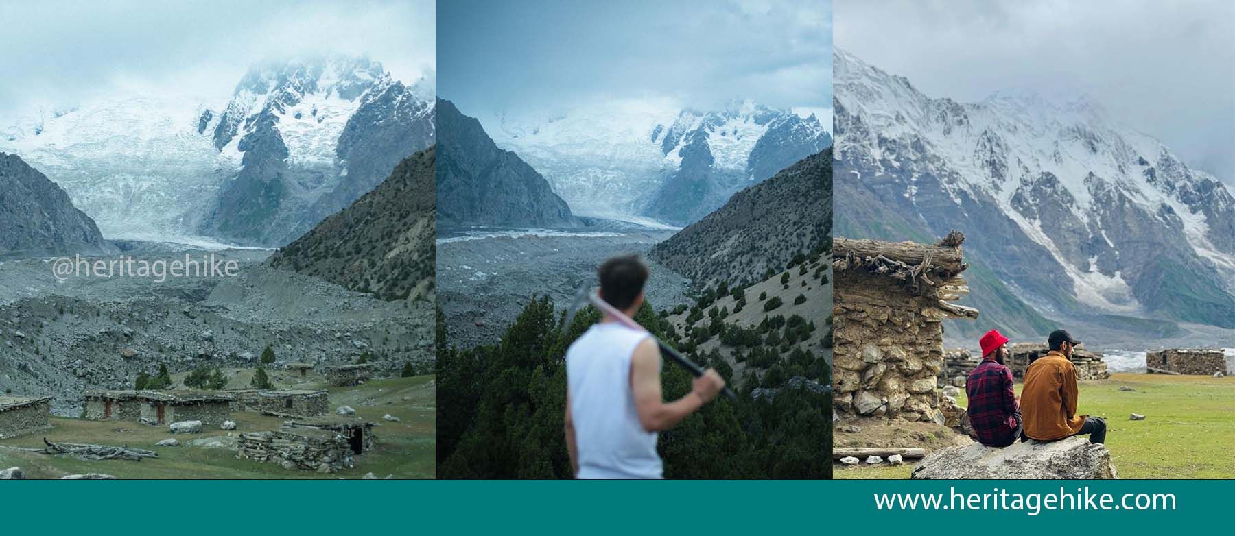 Batura Glacier and Pasture Passu Gojal Hunza