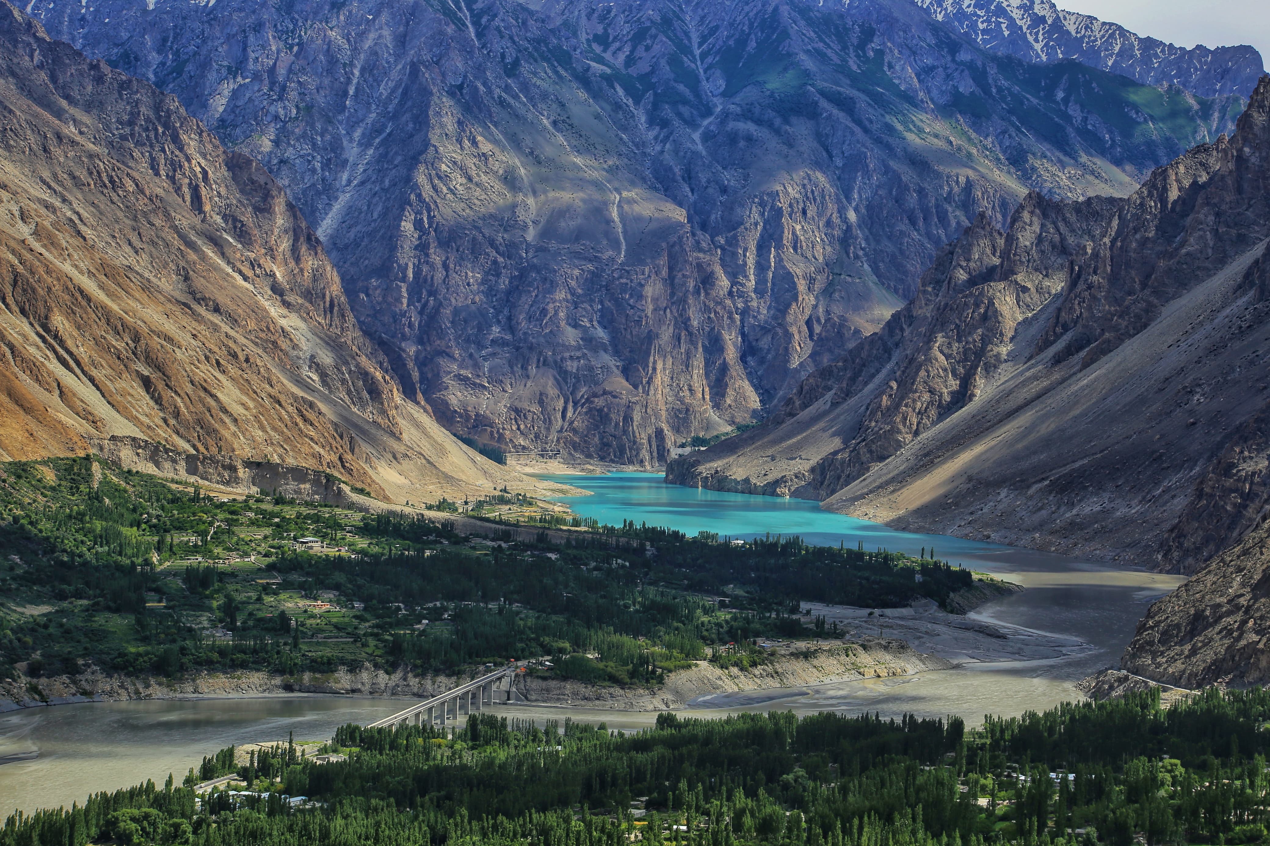 Attabad Lake turquoise waters Upper Hunza
