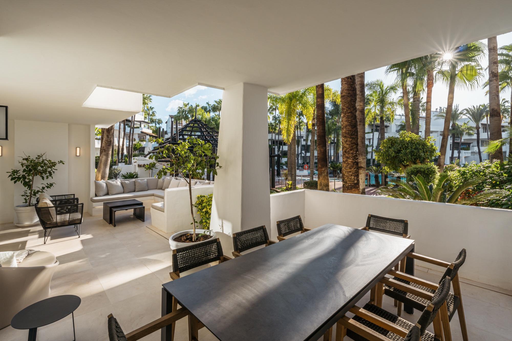 A bright interior prepared for sale