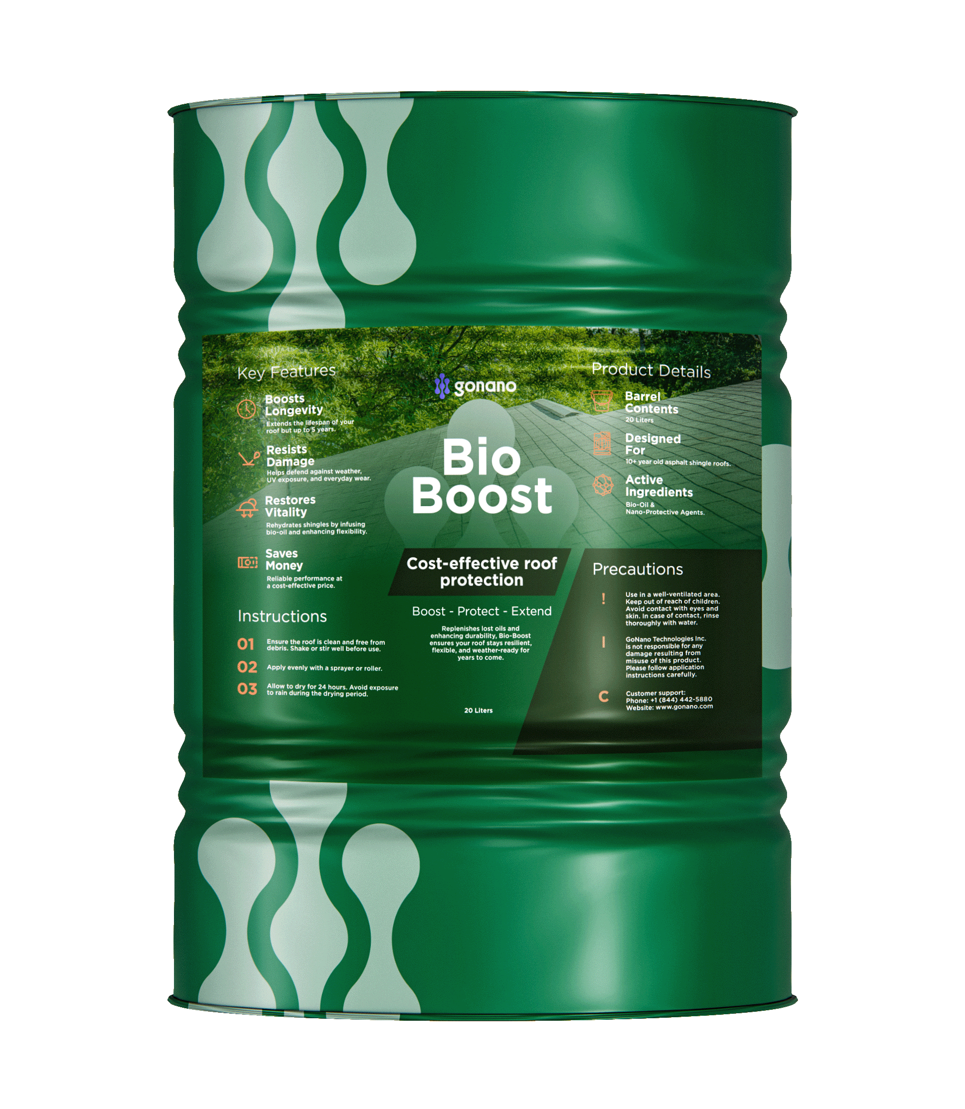 Bio boost green can