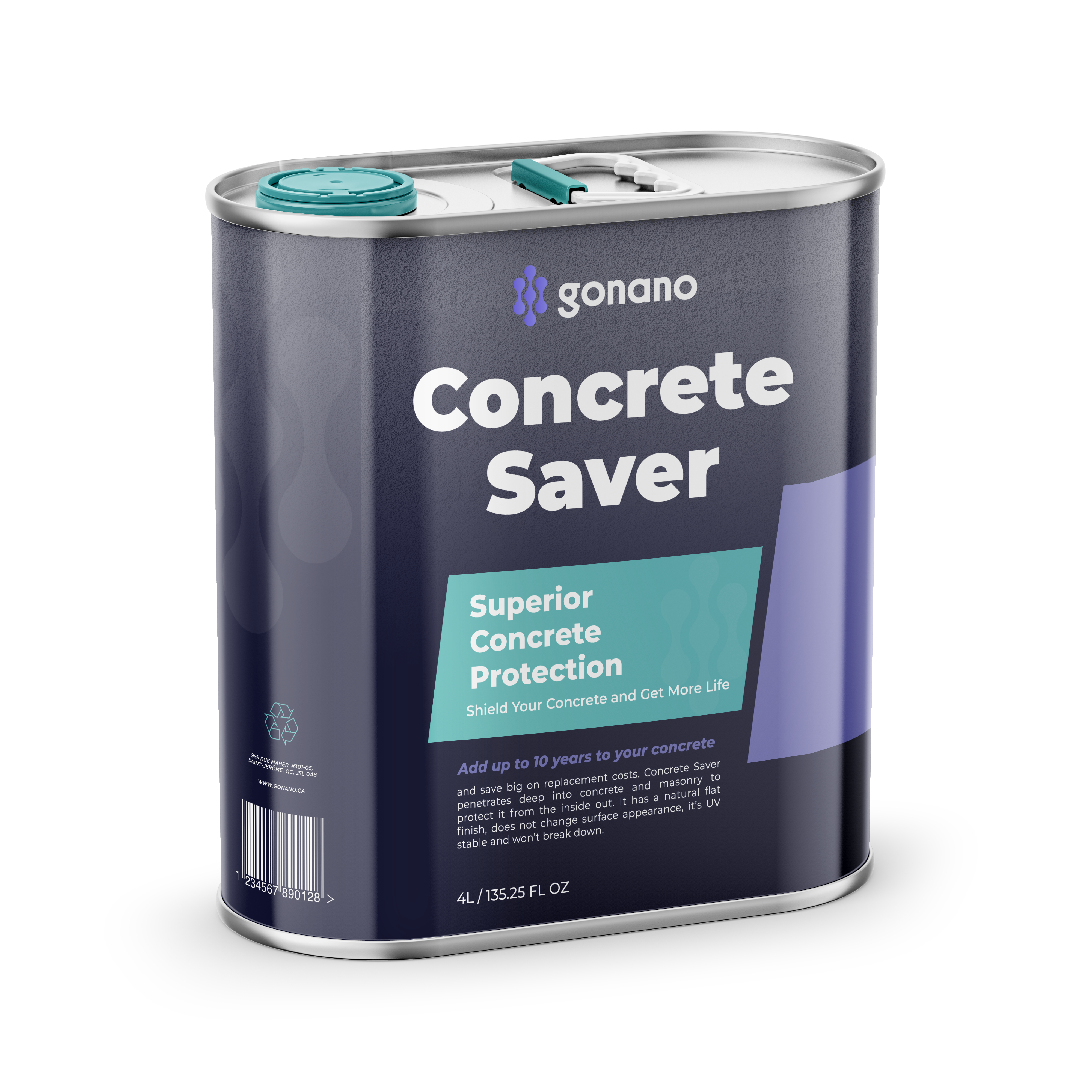 Can of concrete saver