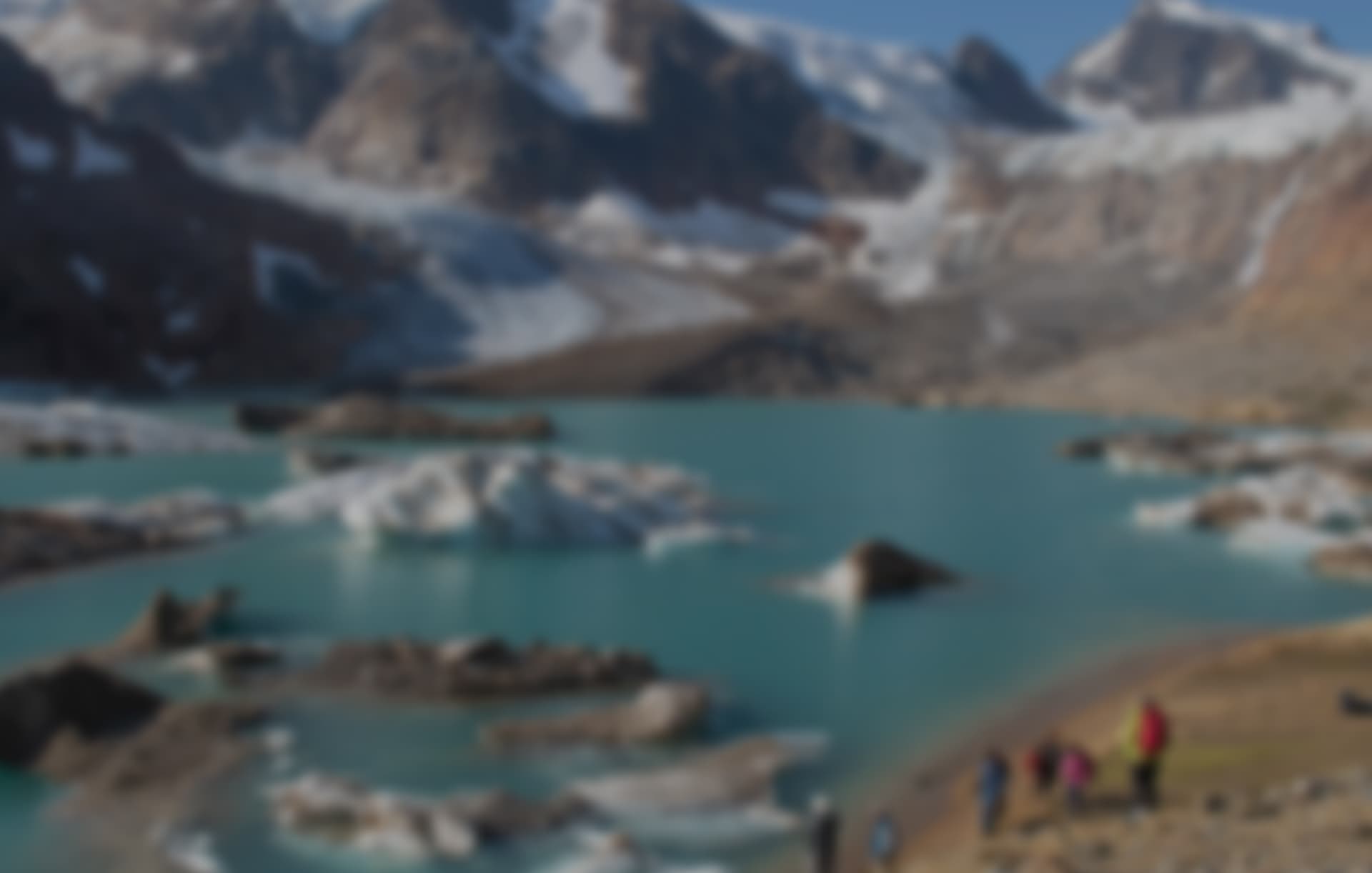 Mountains in the background