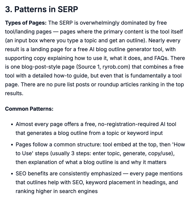 serp patterns