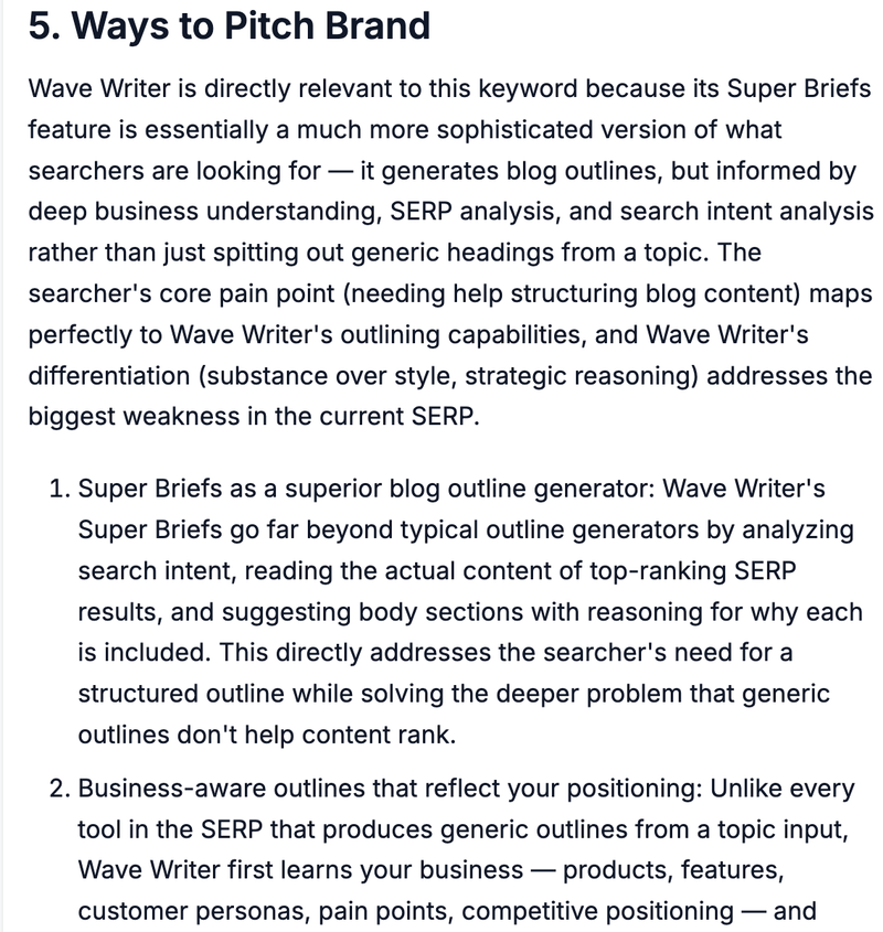 ways to pitch example