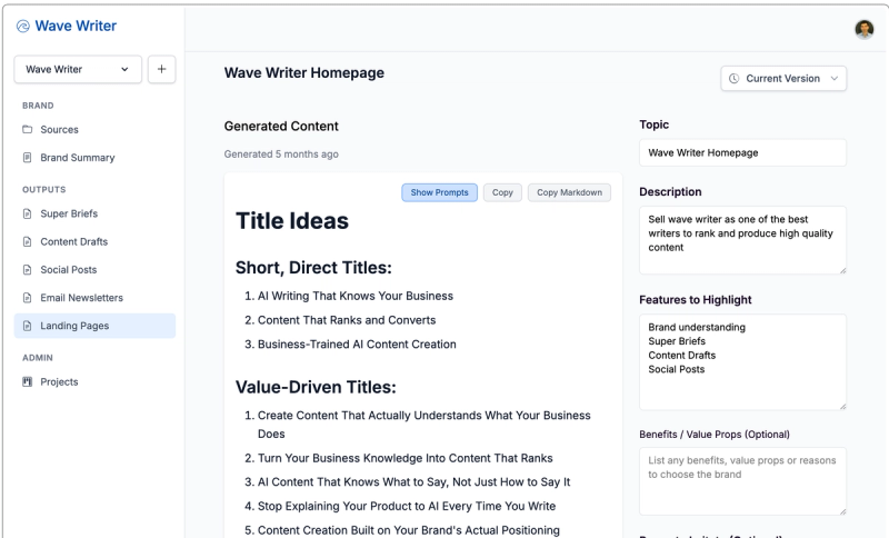 landing page 1