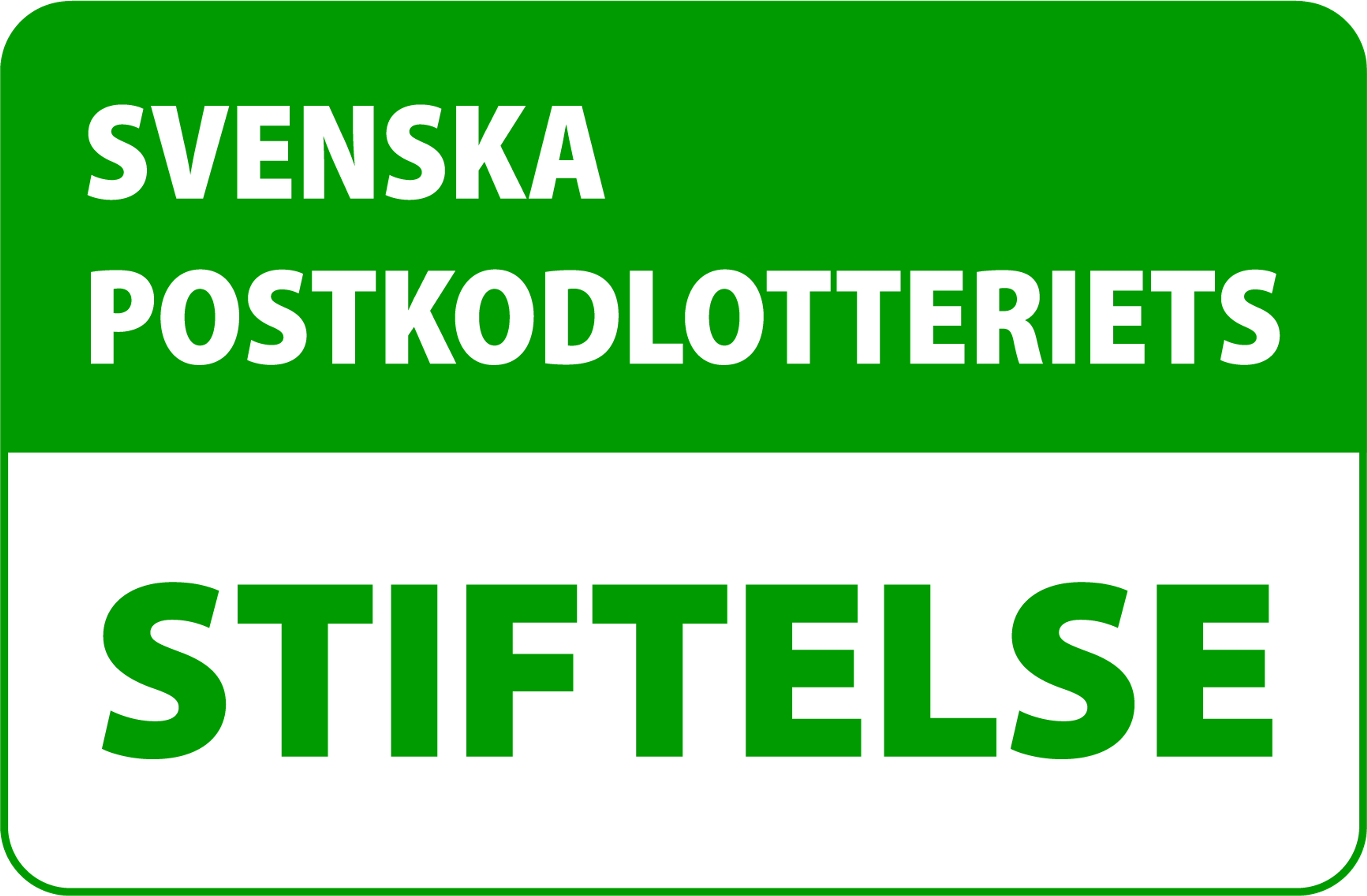 Svenska Postkodlotteriets Stiftelses logotyp