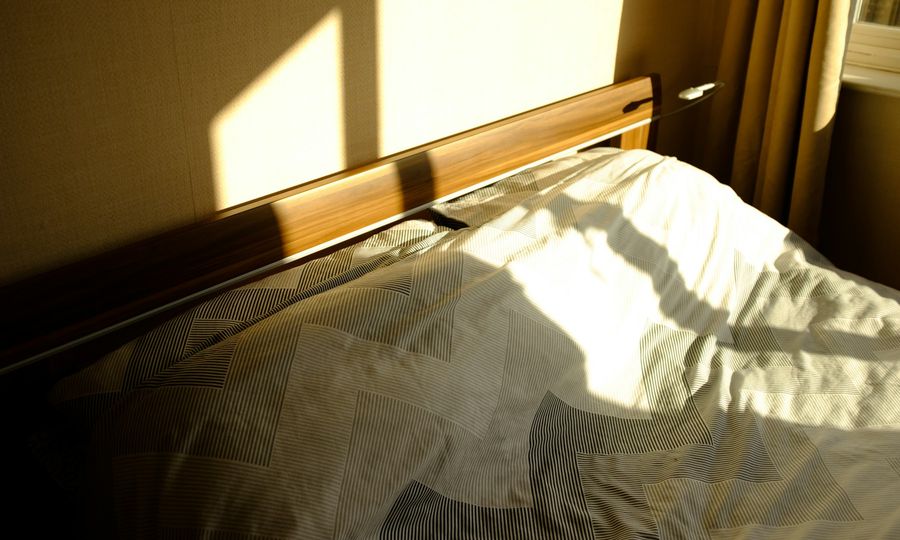 Empty bed