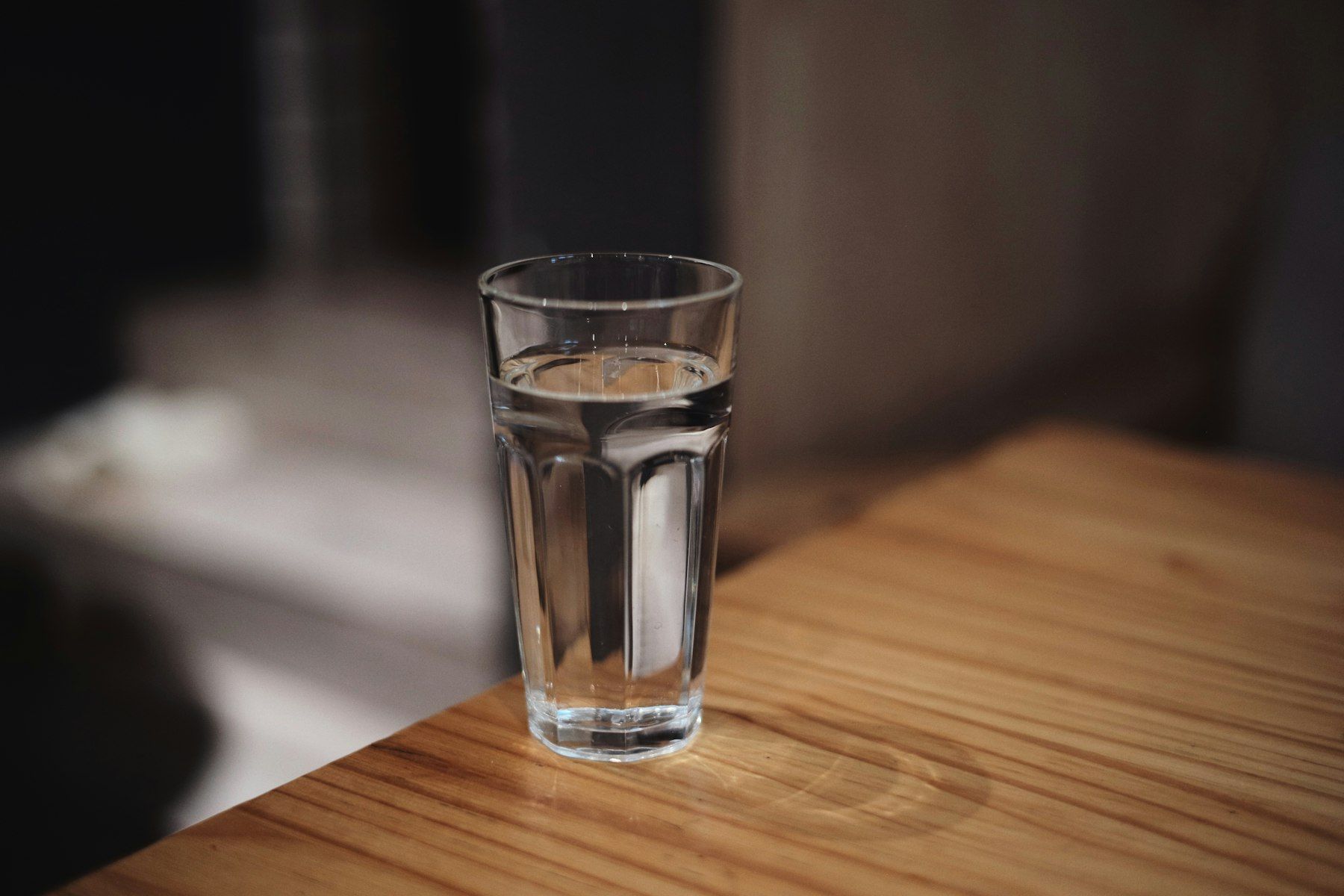 Water filled cup