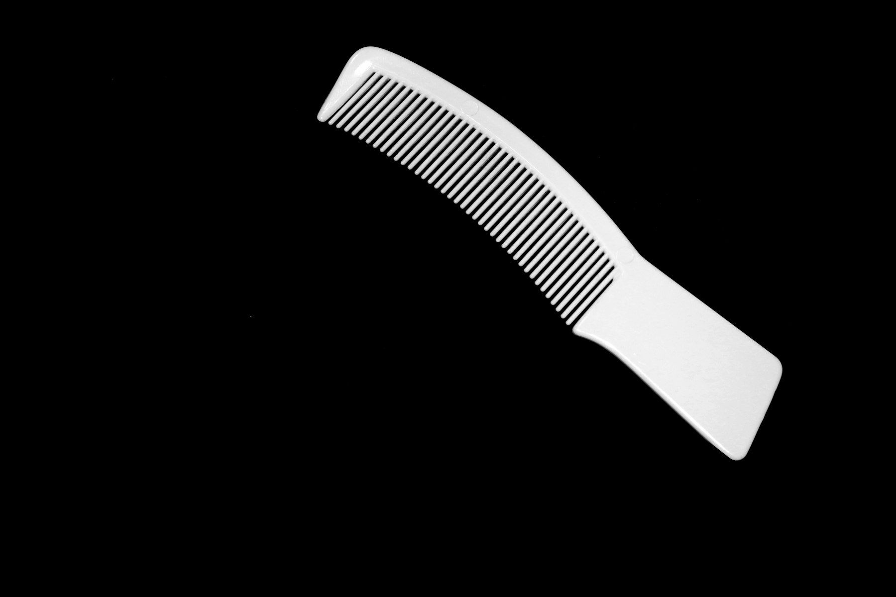 A knife with a black background