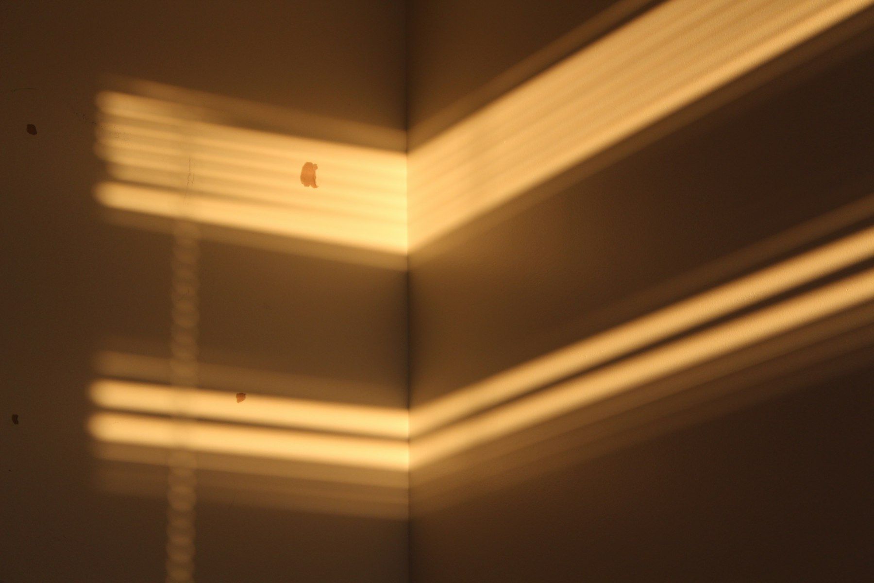 Brown wooden wall with light