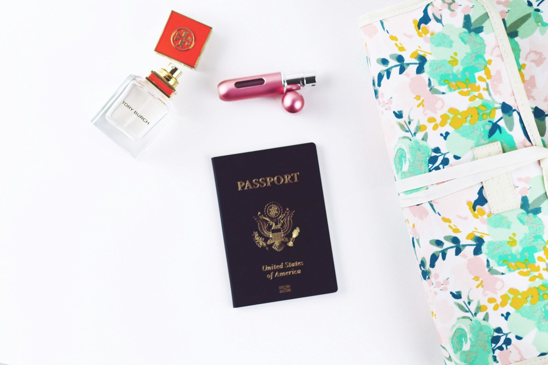 Passport on top of white surface