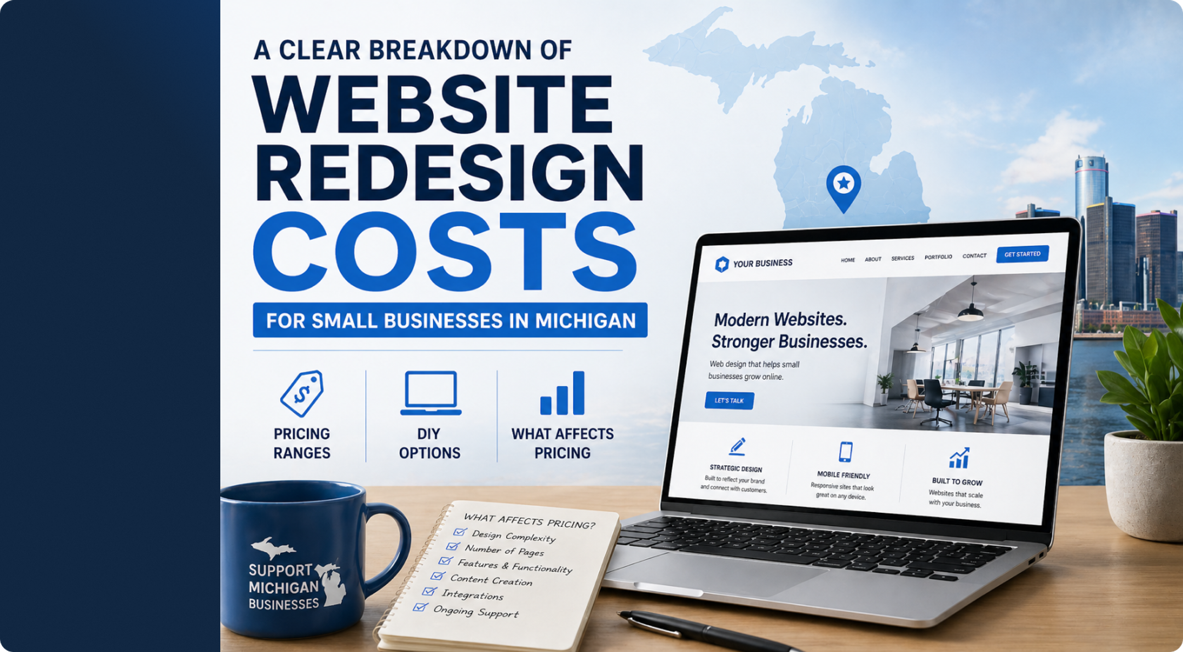 Small Business Website Redesign Cost in Michigan (2026 Guide)