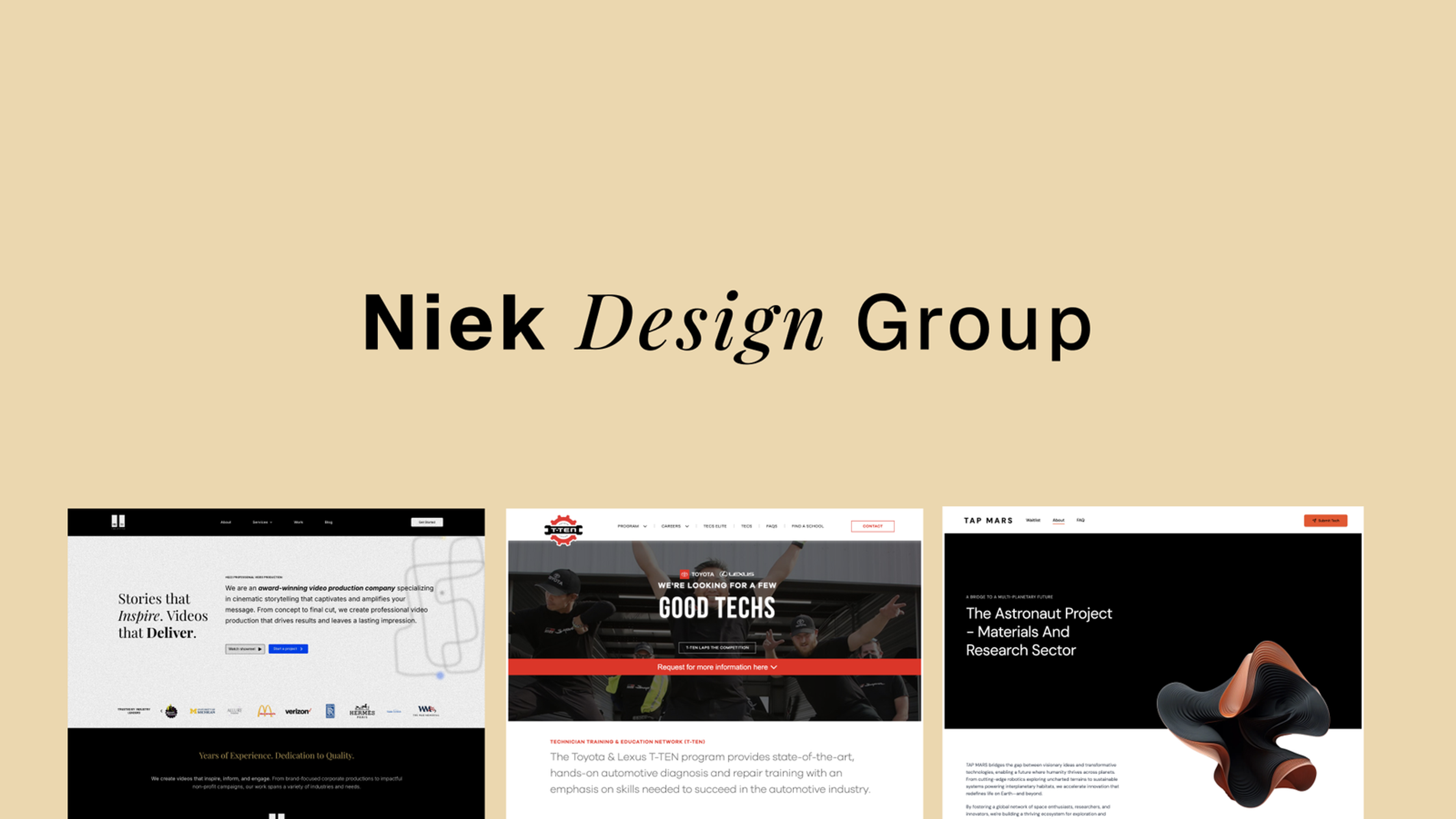 Niek Design Group is Officially Open