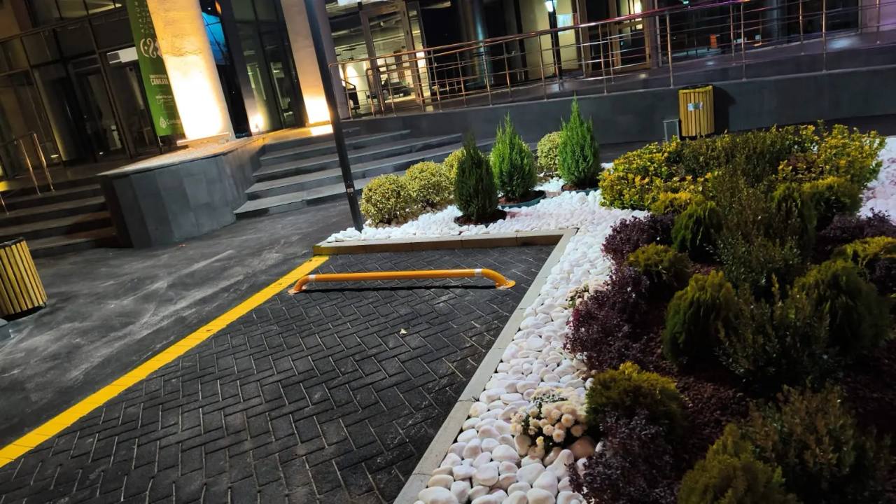 Otopark çizgi boyası ve otopark stoper uygulaması
