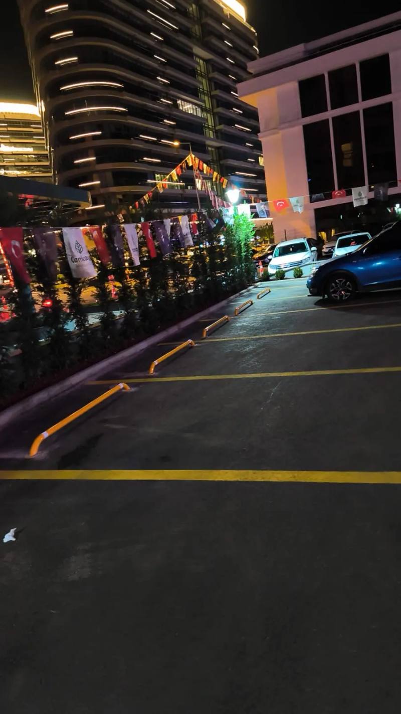 Otopark çizgi boyası ve otopark stoper uygulaması