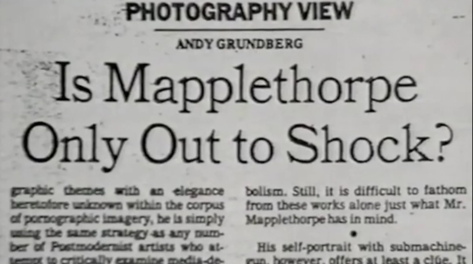 Robert Mapplethorpe: Arena  – DoBeDo