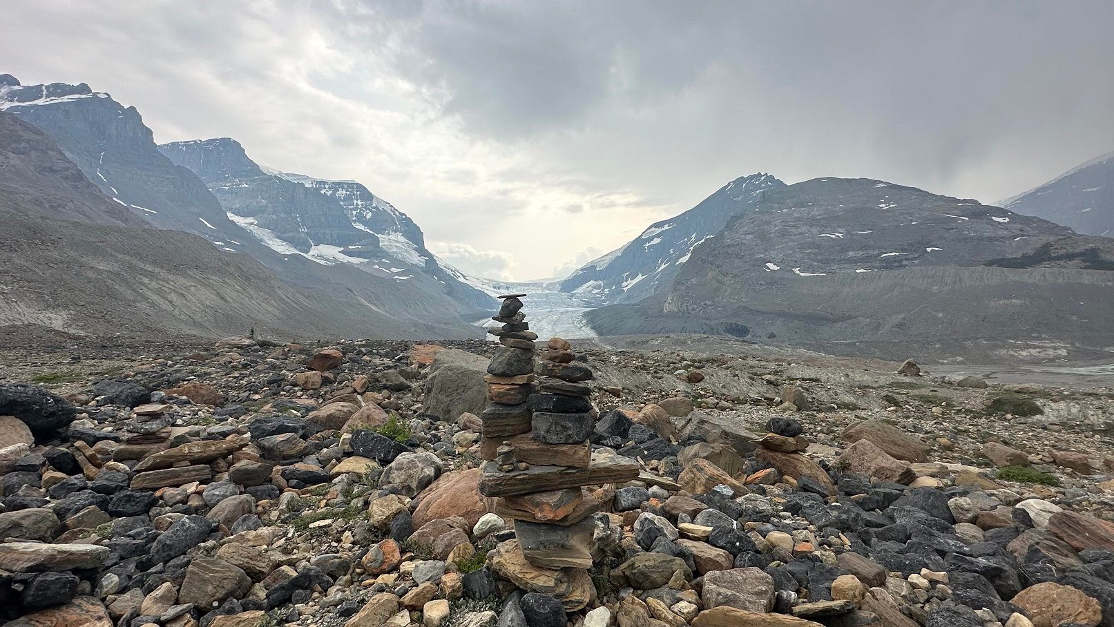 Rock Stacking on Forefield Trail