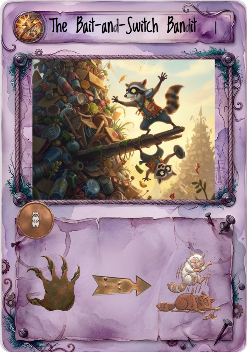 The Bait-and-Switch Bandit — card