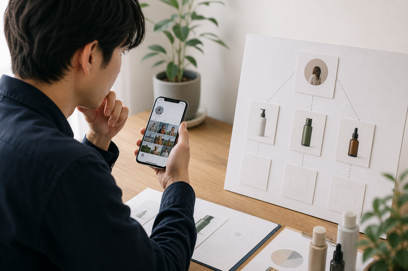 ブランドとの接点が見当たらないクリエイターを調べるイメージ