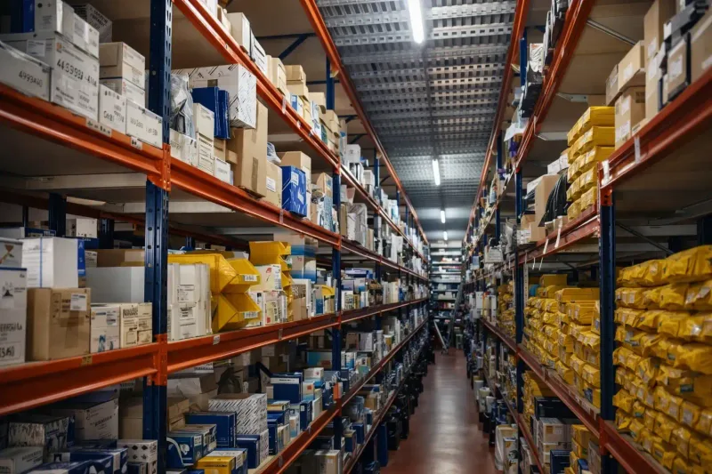 Almacén de recambios industriales de Recambios Moral S.L. en Jaén