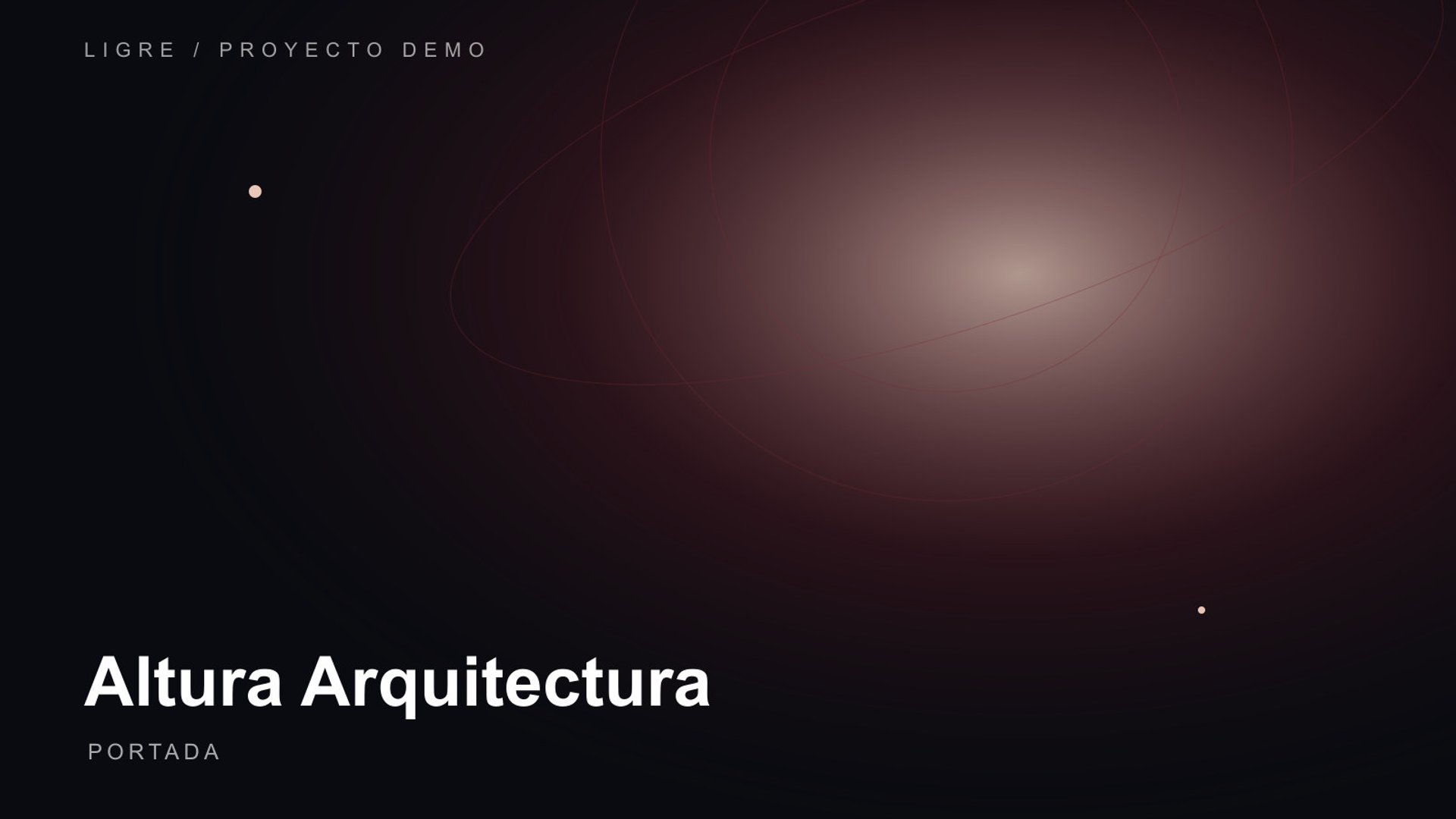Composición conceptual de Altura Arquitectura