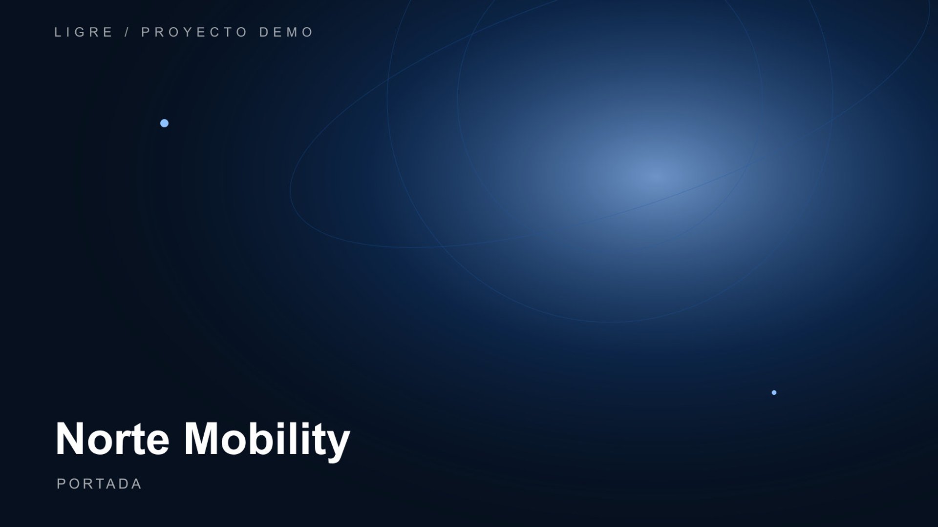 Composición conceptual de Norte Mobility