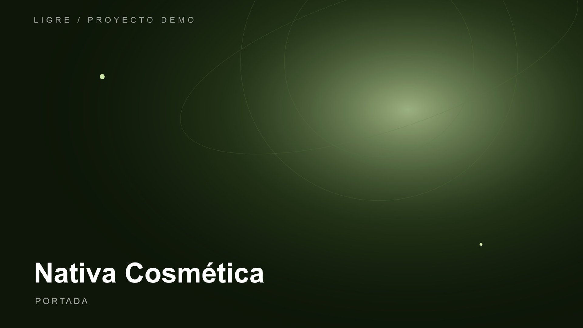 Composición conceptual de Nativa Cosmética