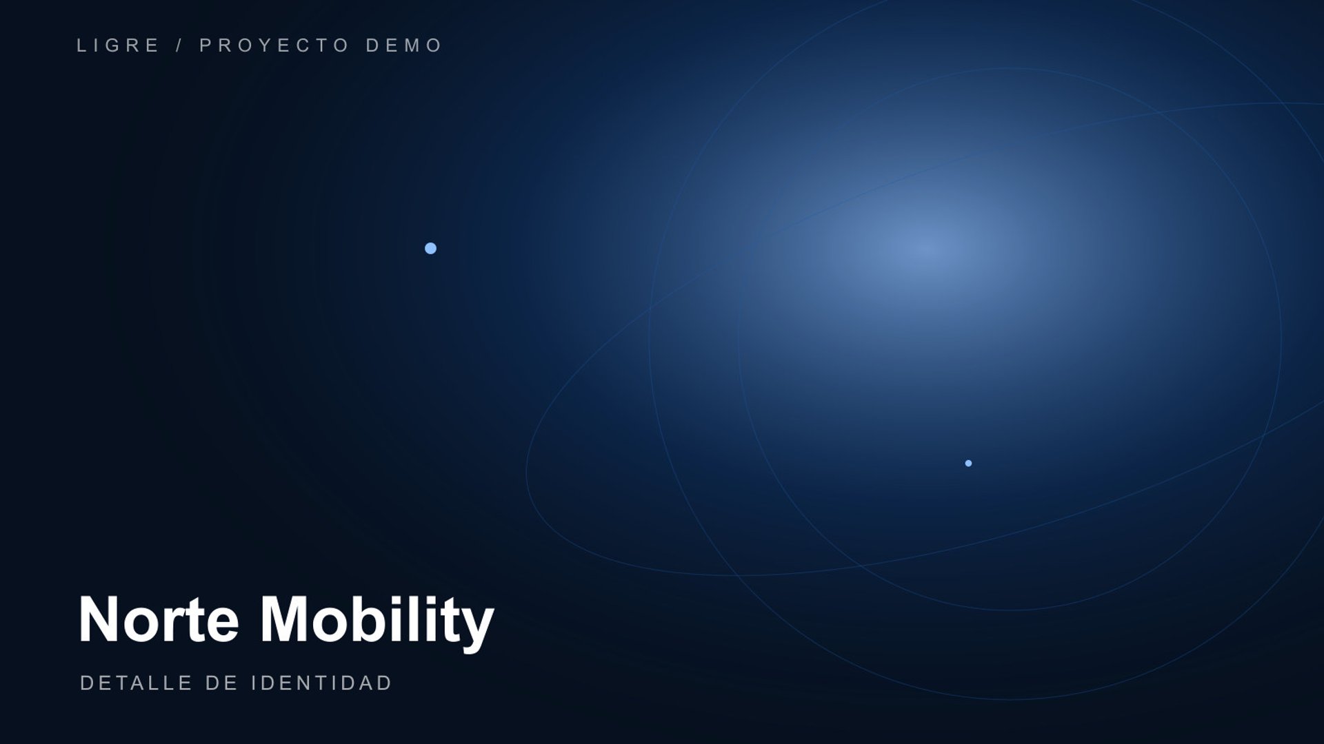 Detalle de identidad de Norte Mobility