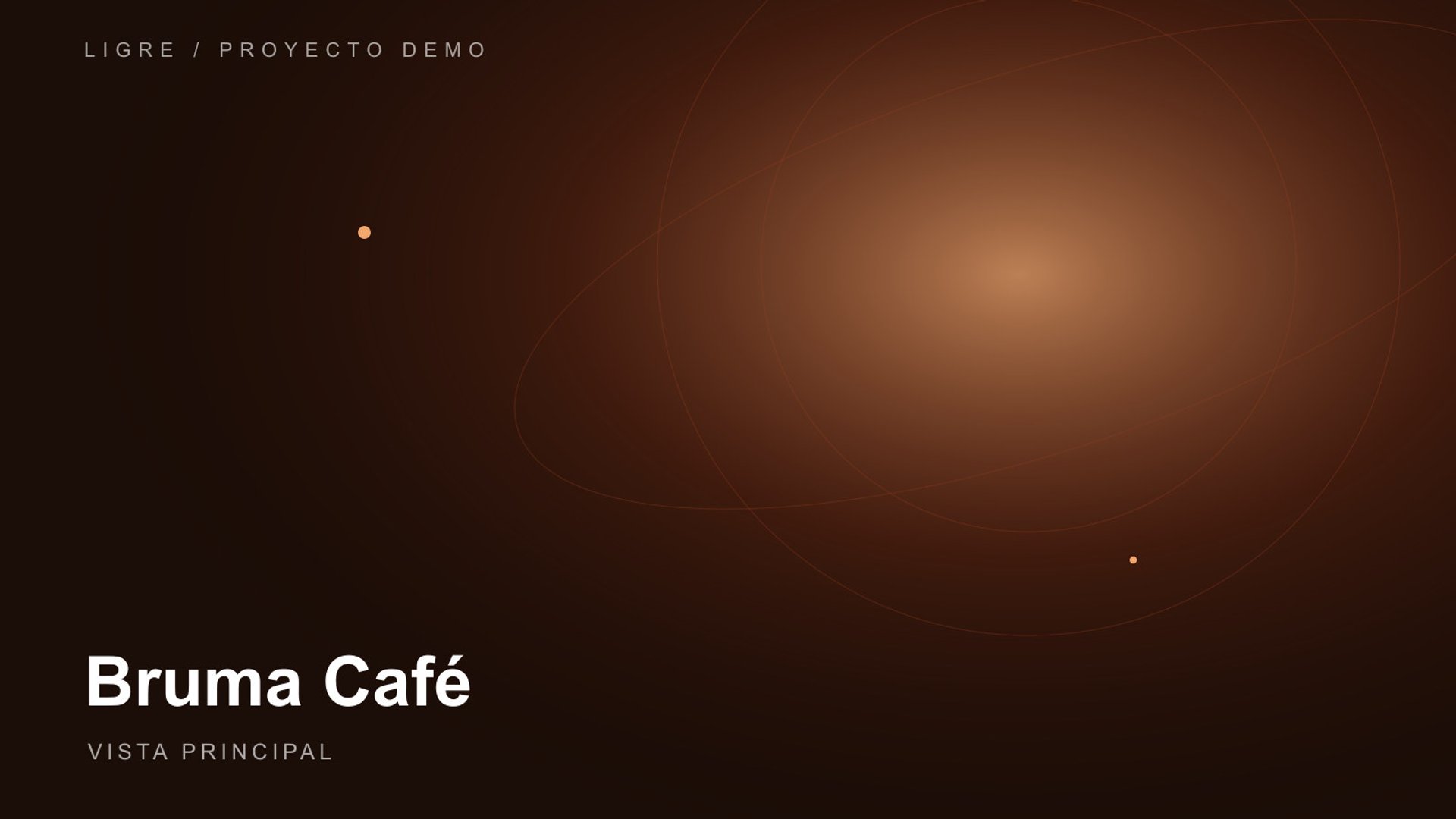 Vista principal de Bruma Café