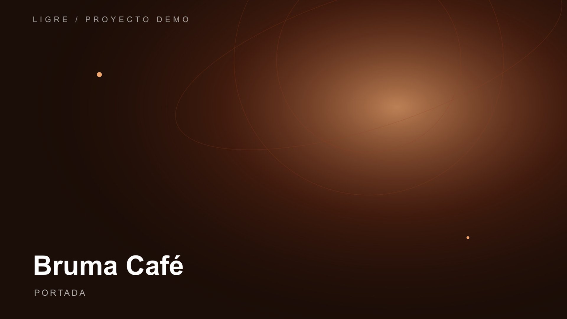 Composición conceptual de Bruma Café