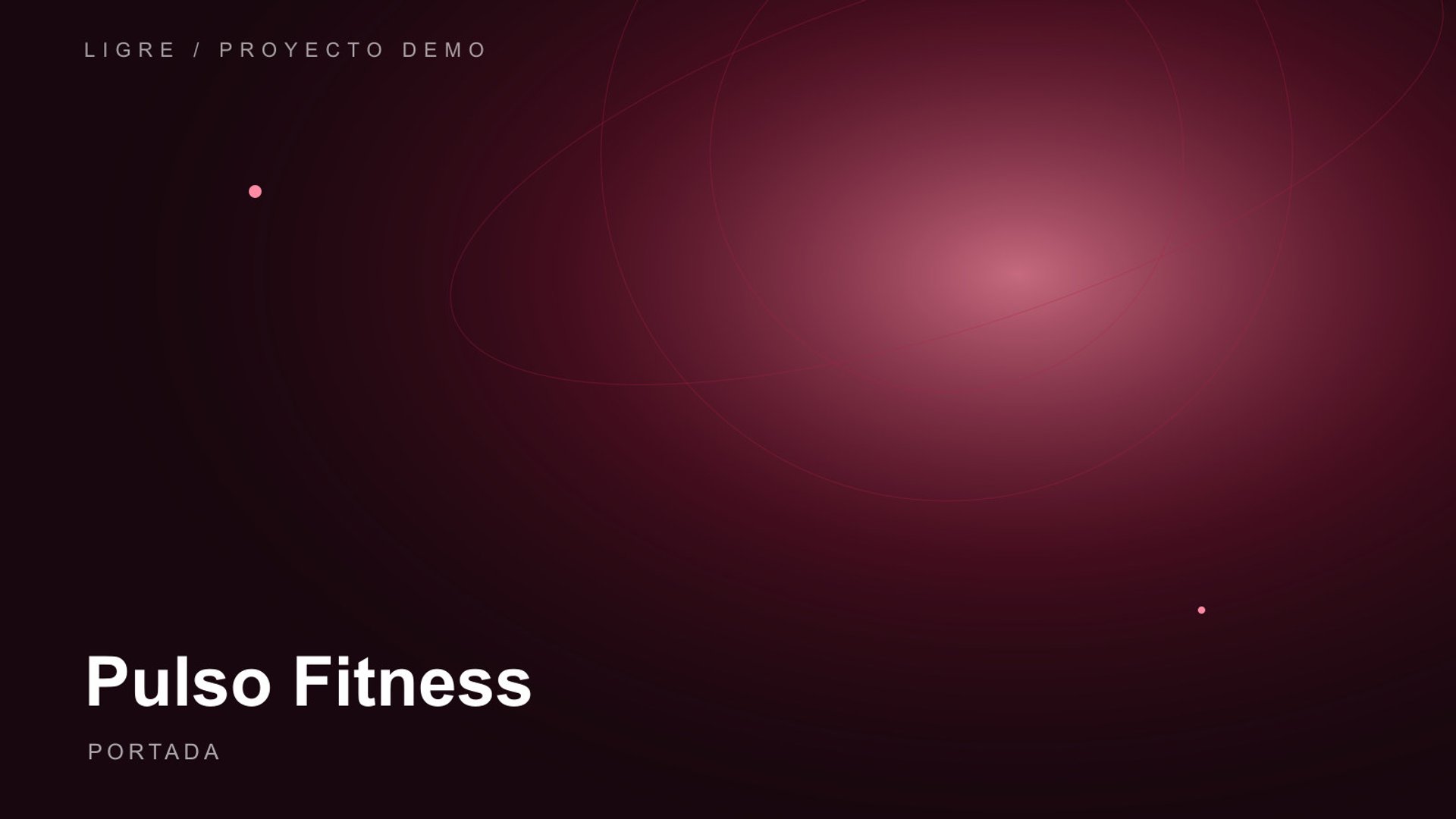 Composición conceptual de Pulso Fitness