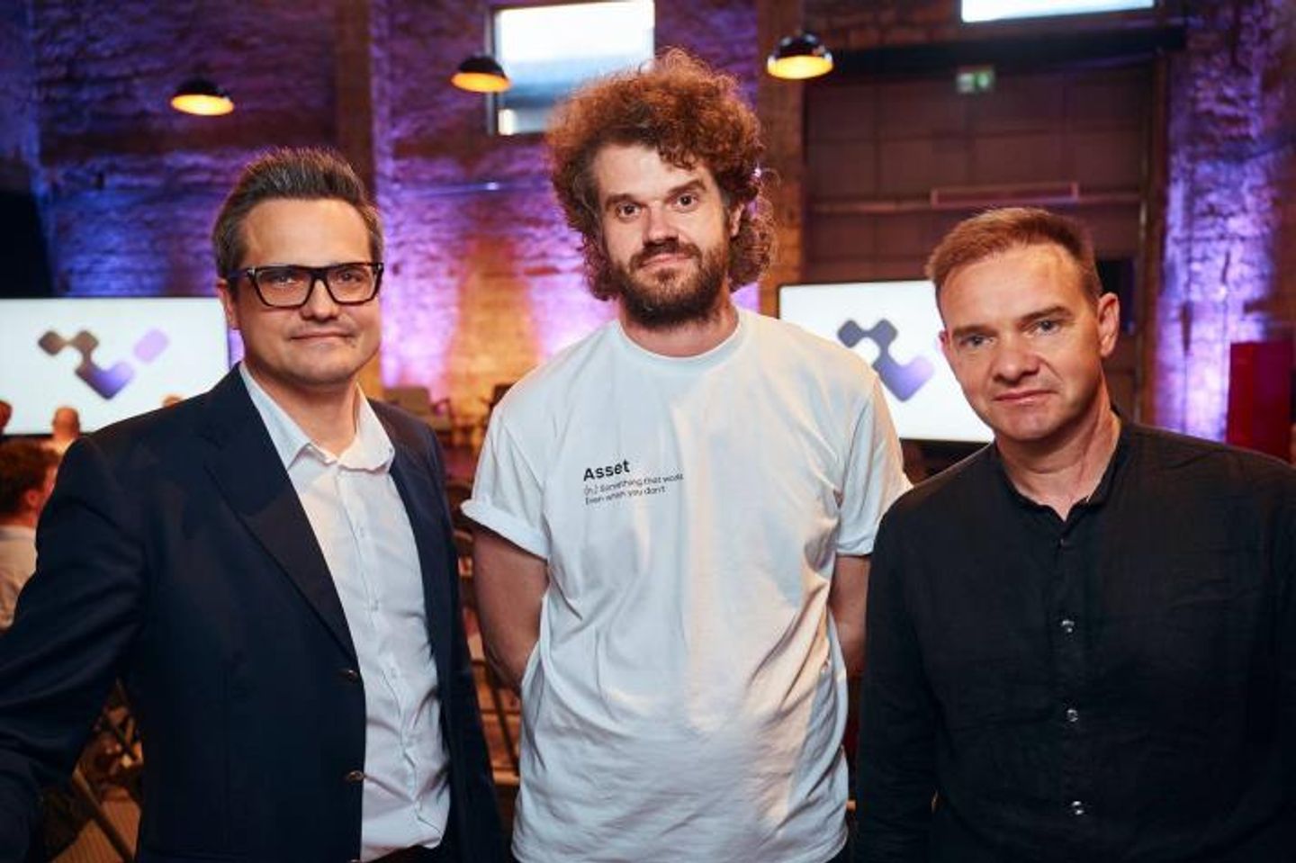 Three community leads at the TechIsland TechPro launch event
