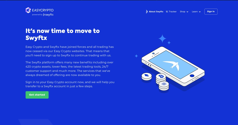 Easy Crypto NZ closes trading