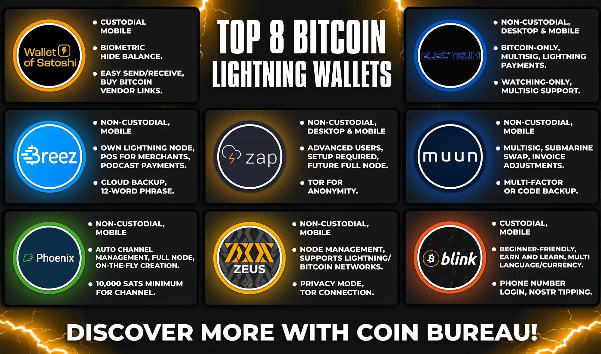 Bitcoin Lightning Network Wallets