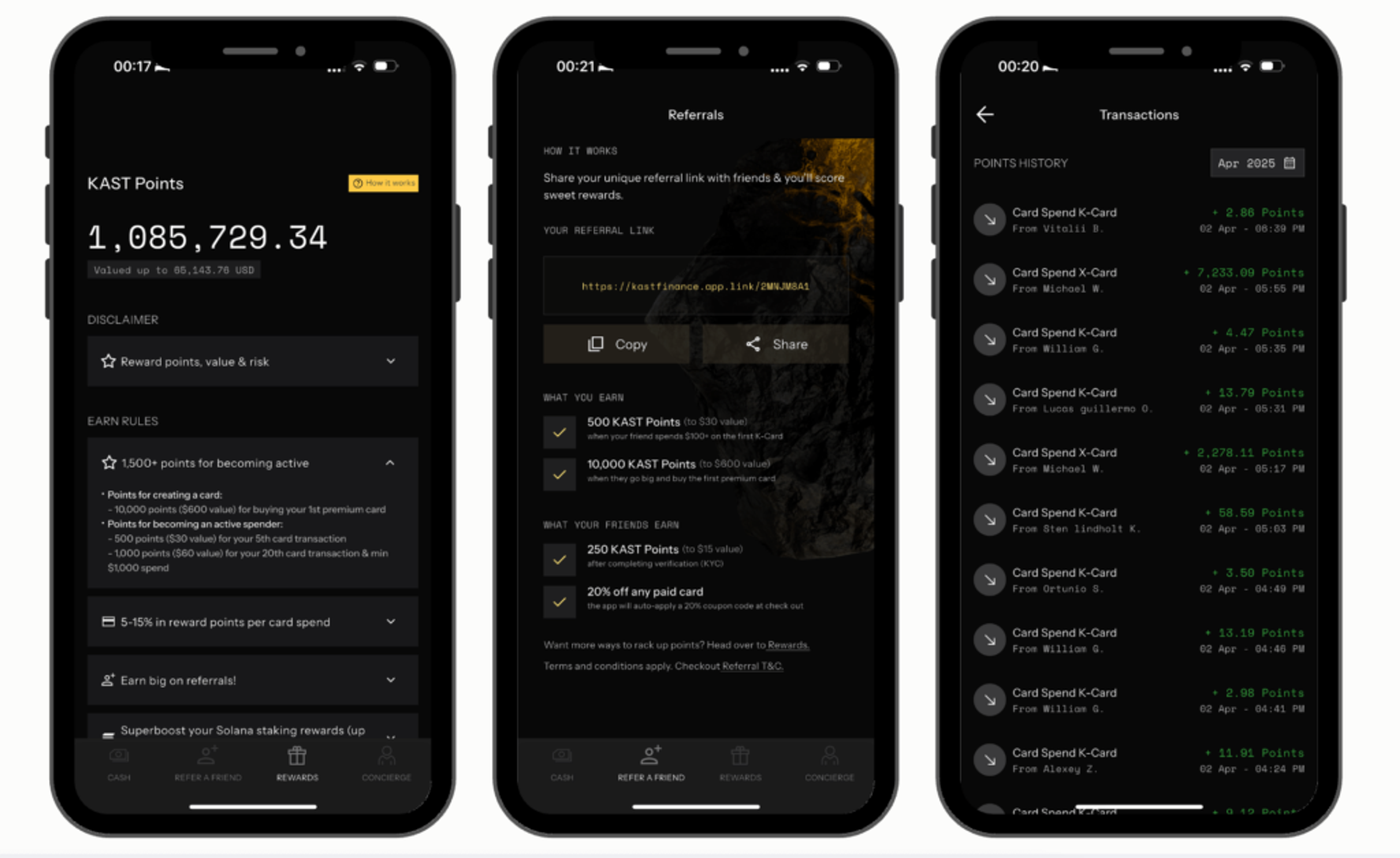 Kast Finance Wallet App