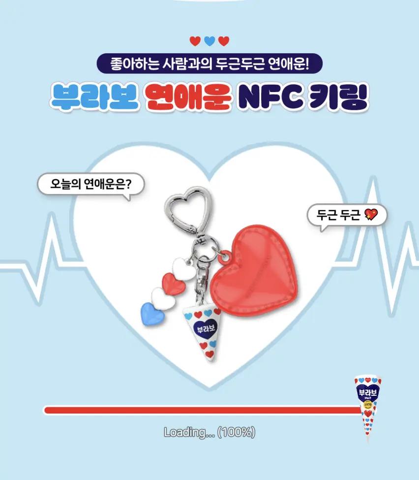 Bravo Cone Love Compatibility NFC Keyring
