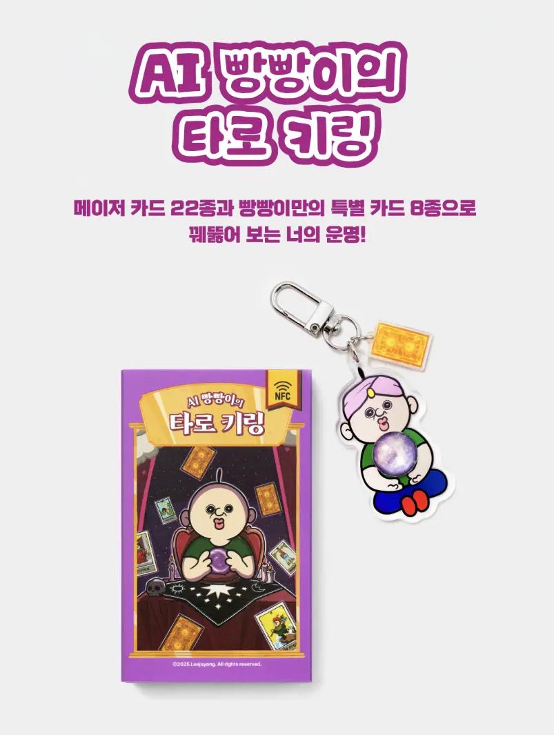 B2ANG Tarot House NFC Keyring