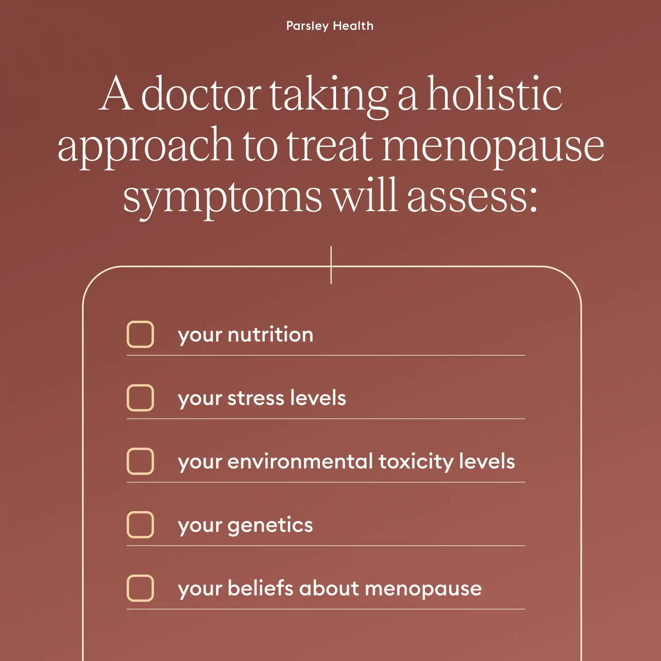 holistic menopause treatment