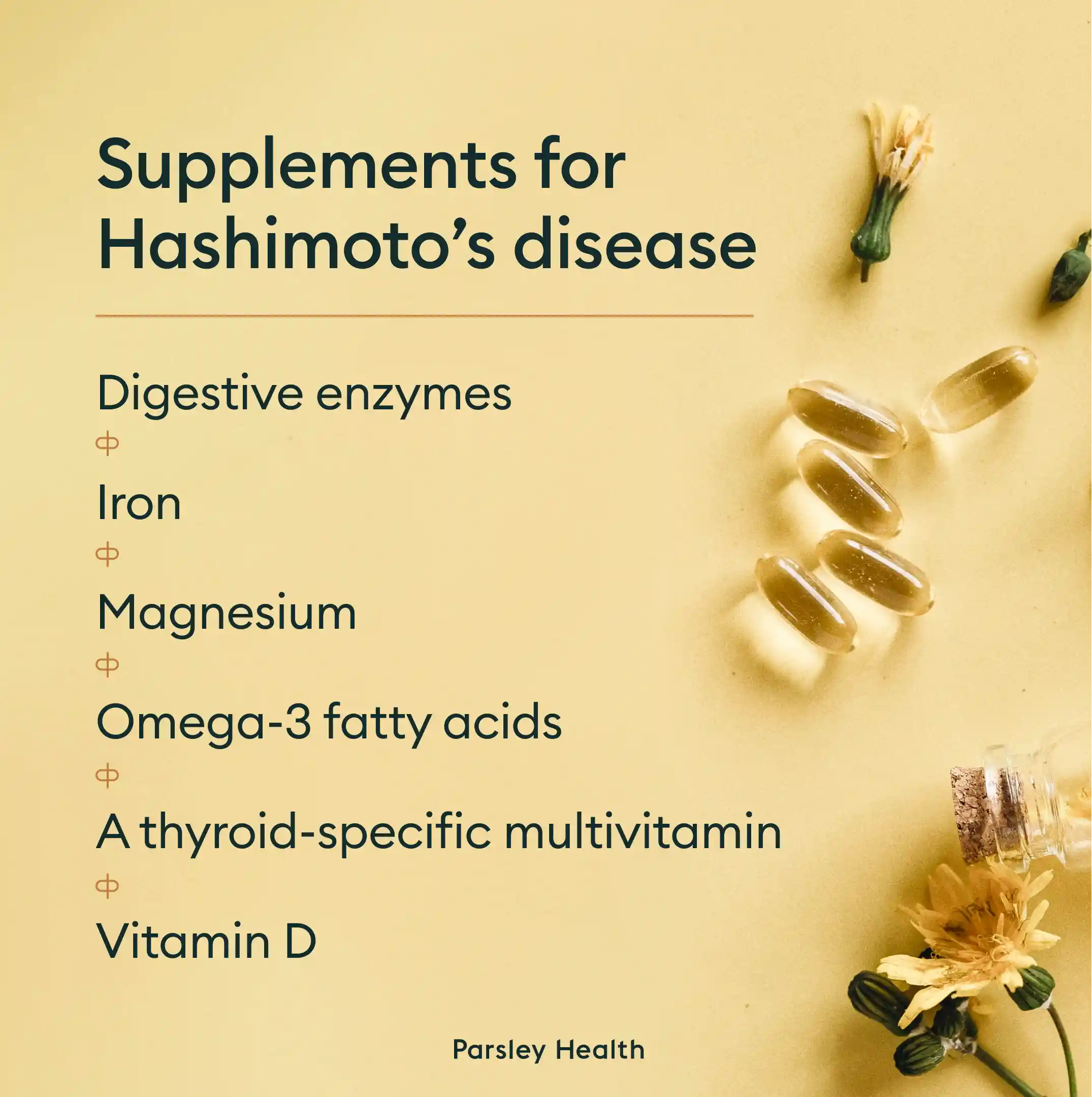 supplements for Hashimoto's disease