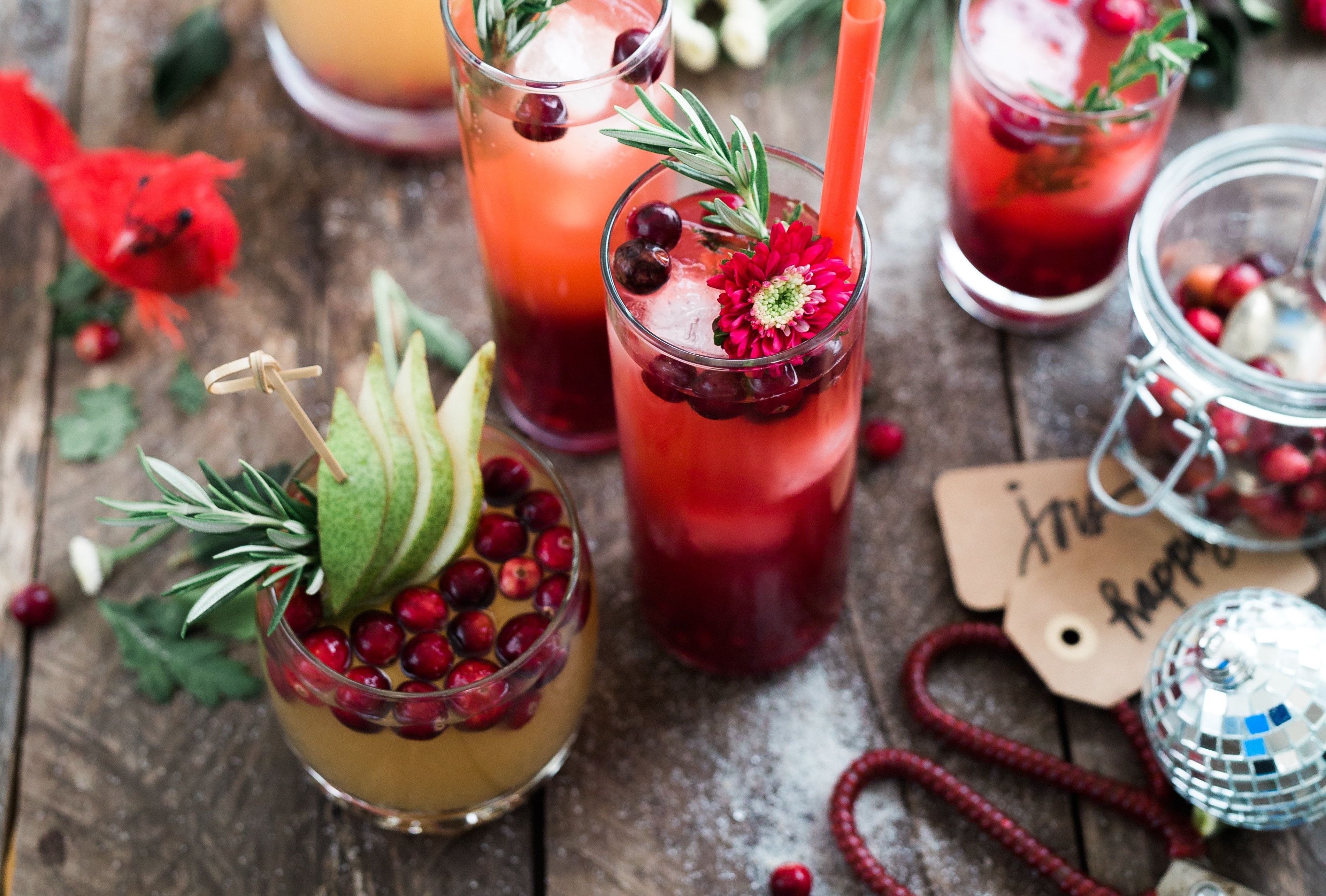 3 Festive HolidayThemed LowSugar Cocktail Recipes