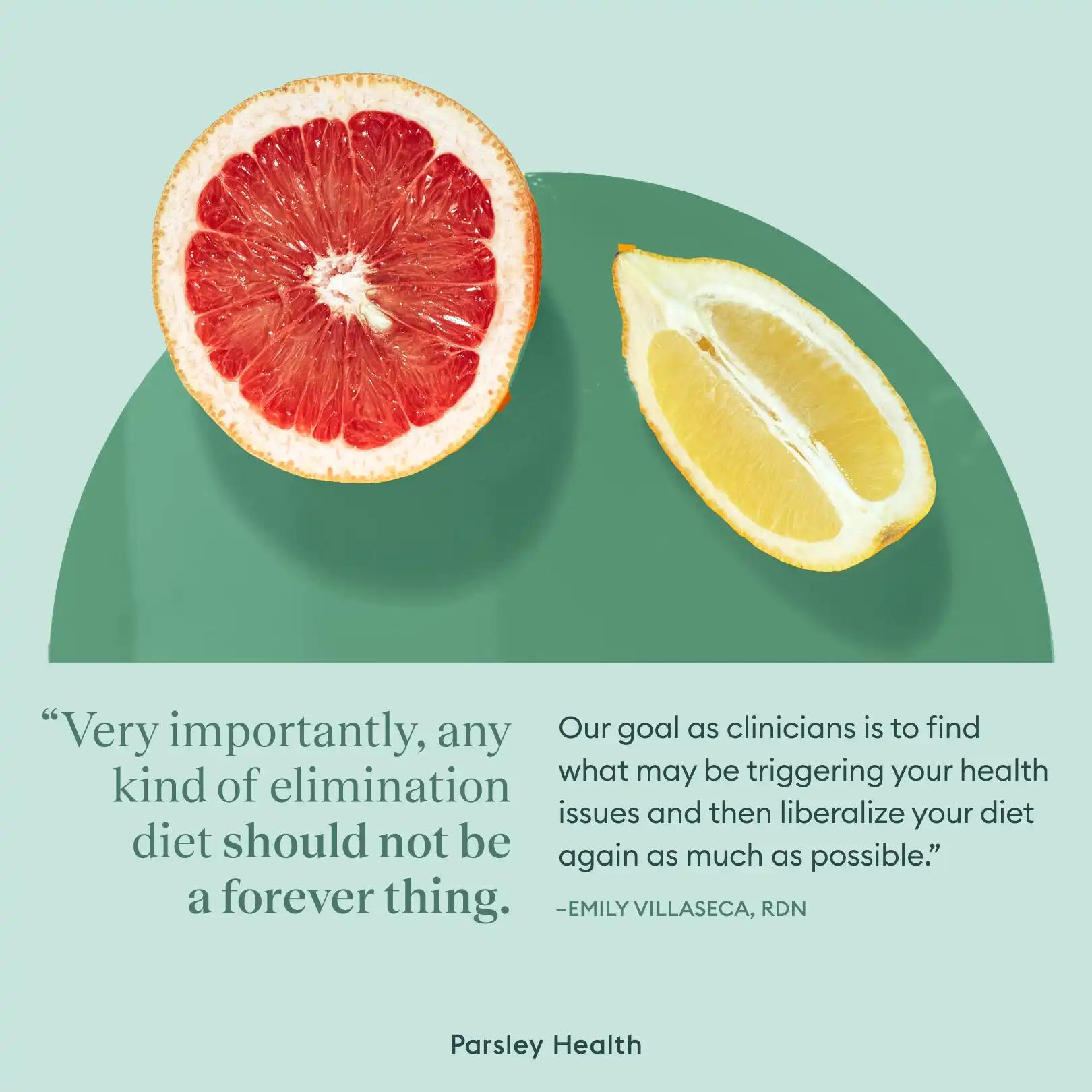 Elimination diets aren't forever