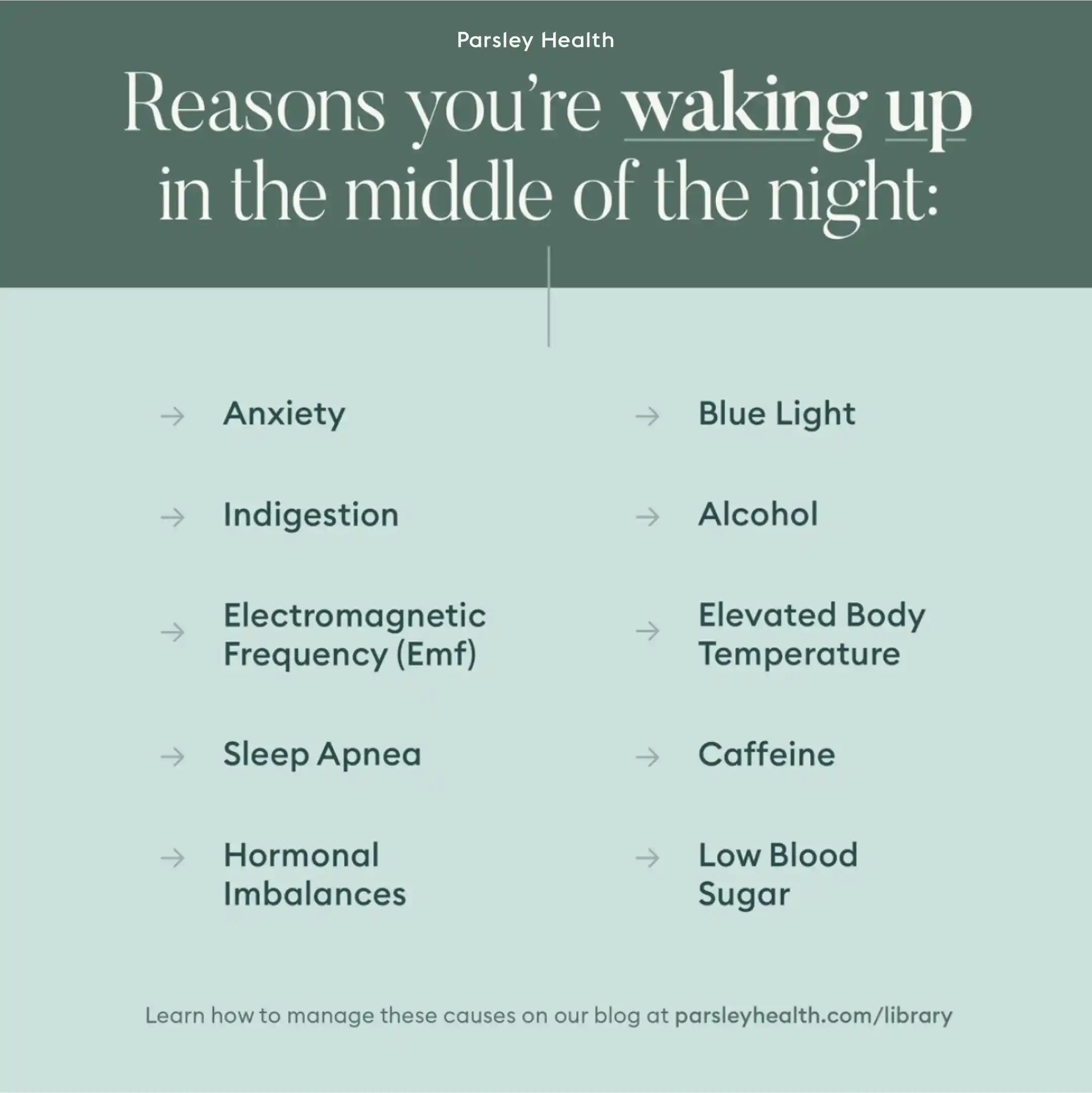 reasons you might be waking up in the middle of the night