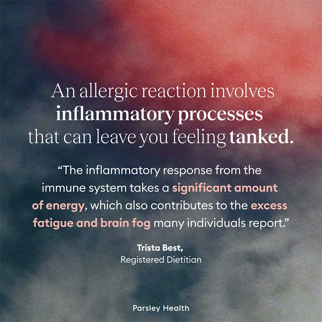 What is an allergic reaction