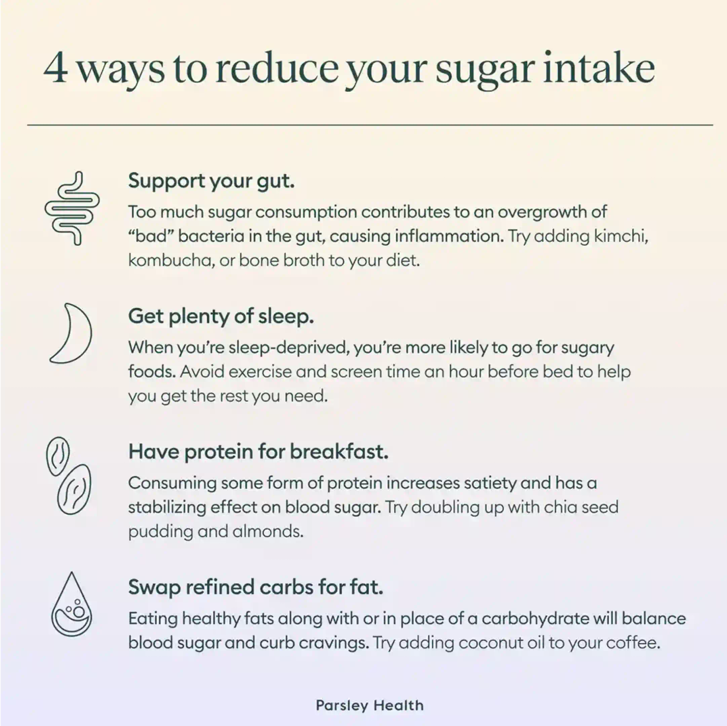 Stop Sugar Cravings and Reduce Your Sugar Intake