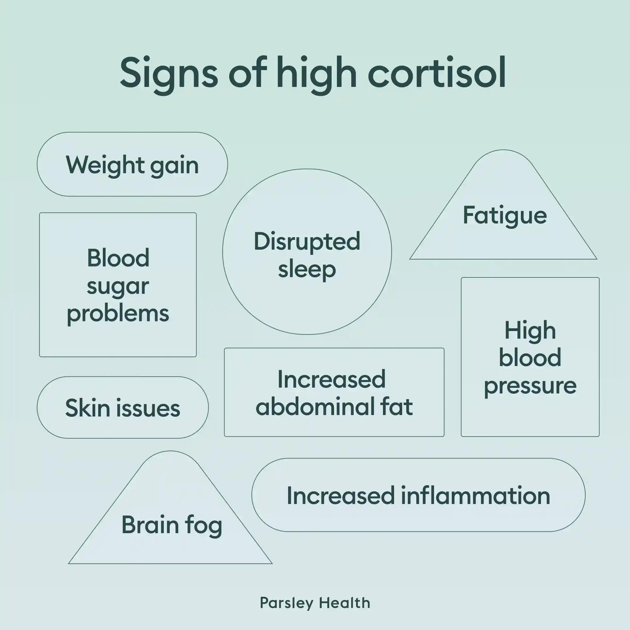 signs of high cortisol