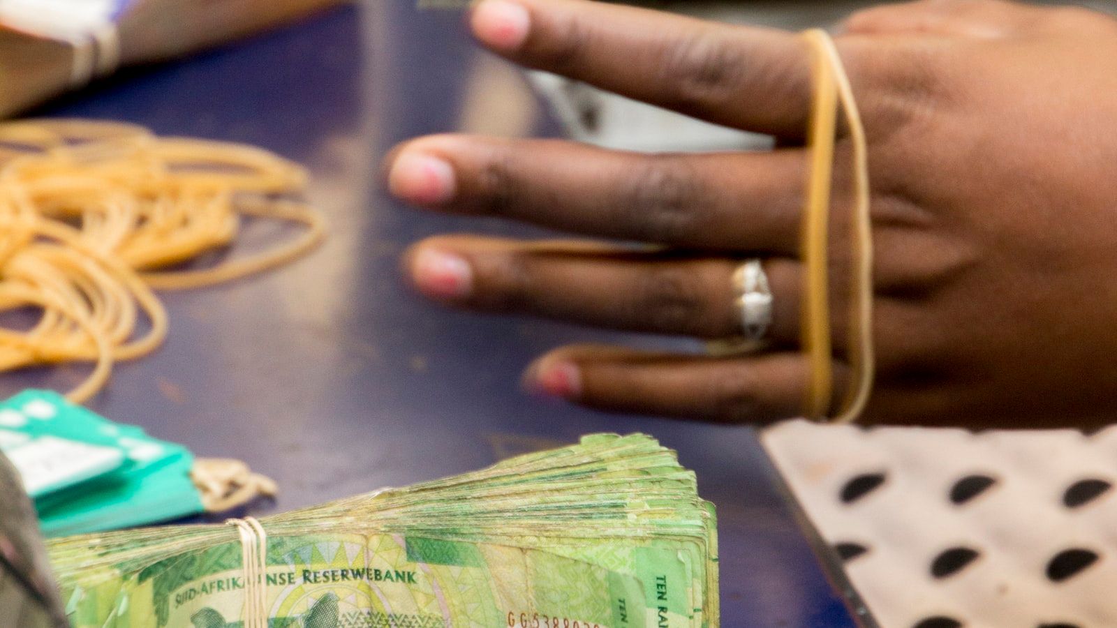 Counting money and keeping small-business records