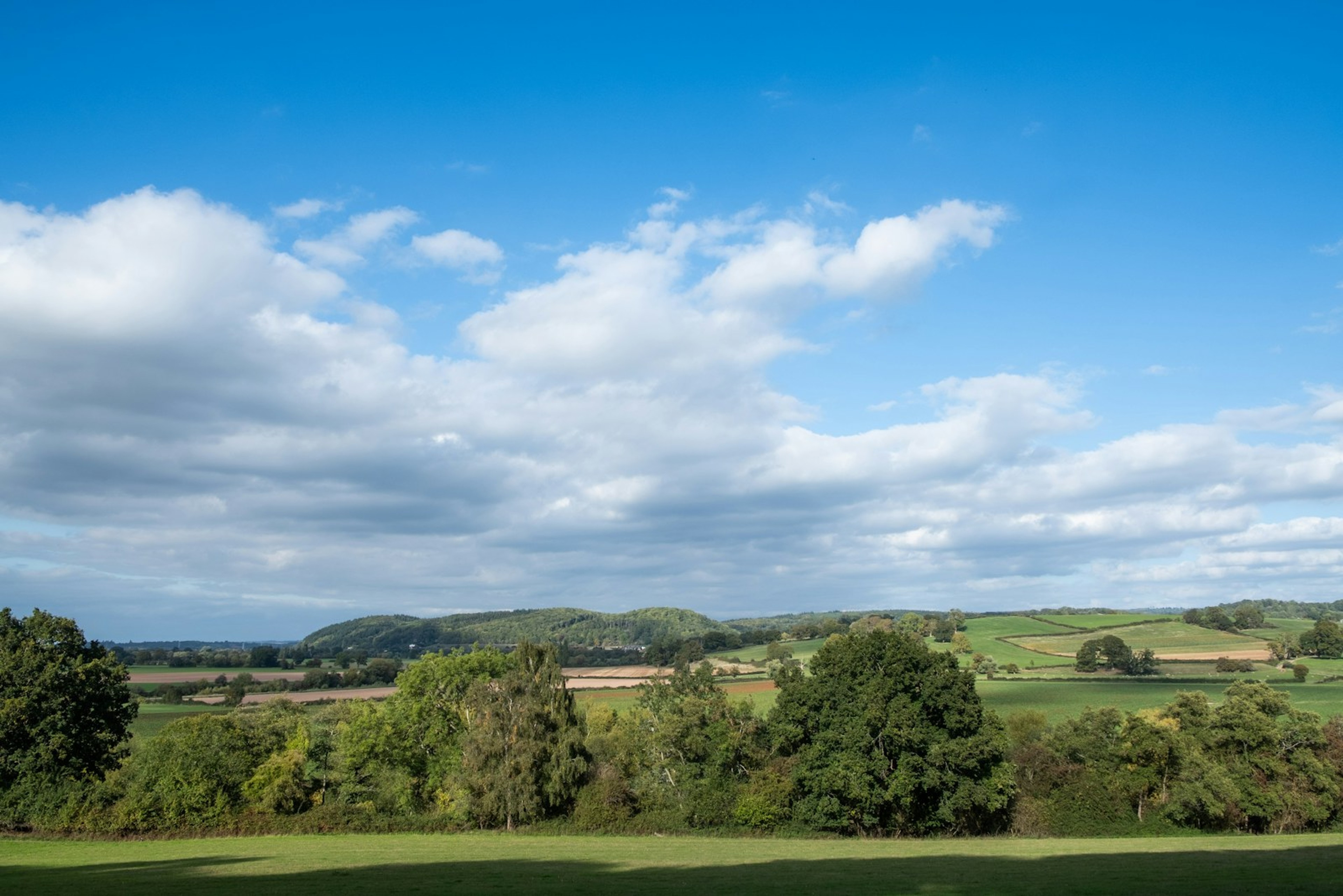 Wide landscape seen from the air