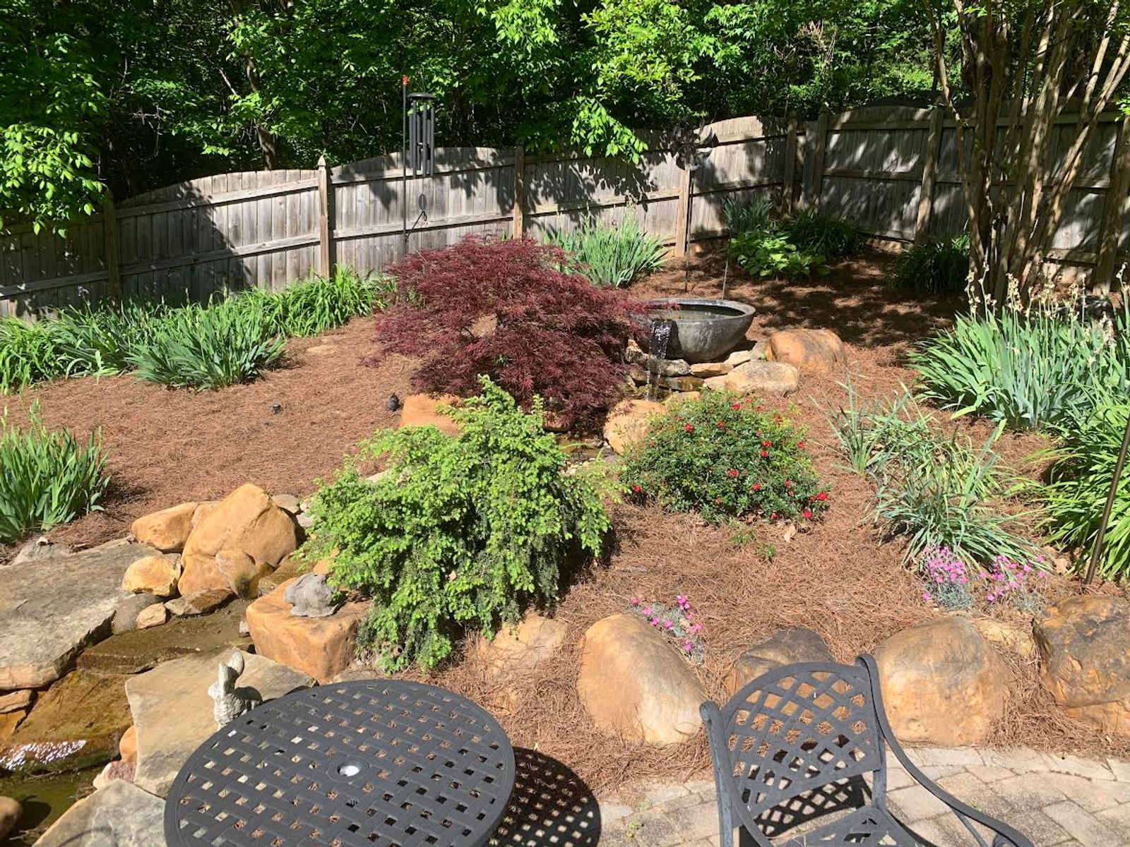 Pine-straw Installation