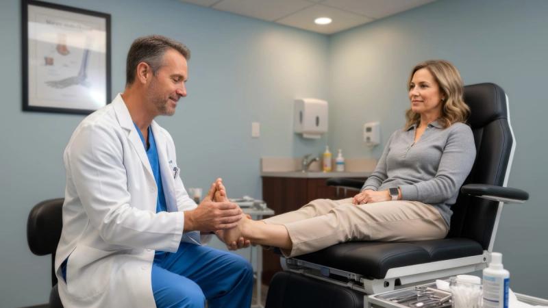 Podiatry care at HANDS Clinic