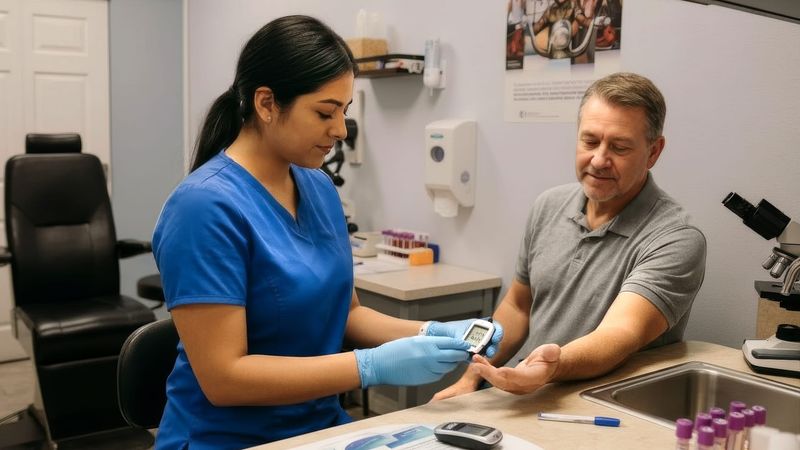 Diabetes management care at HANDS Clinic
